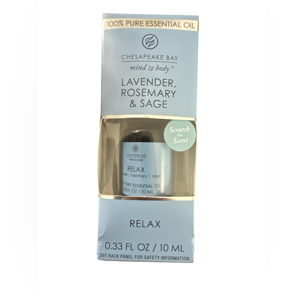 Chesapeake Bay Lavender, Rosemary & Sage Essential Oil NWT